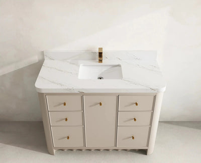 Orlando 48 in. W x 22 in. D Single Sink Bathroom Vanity - Willow Bath and Vanity