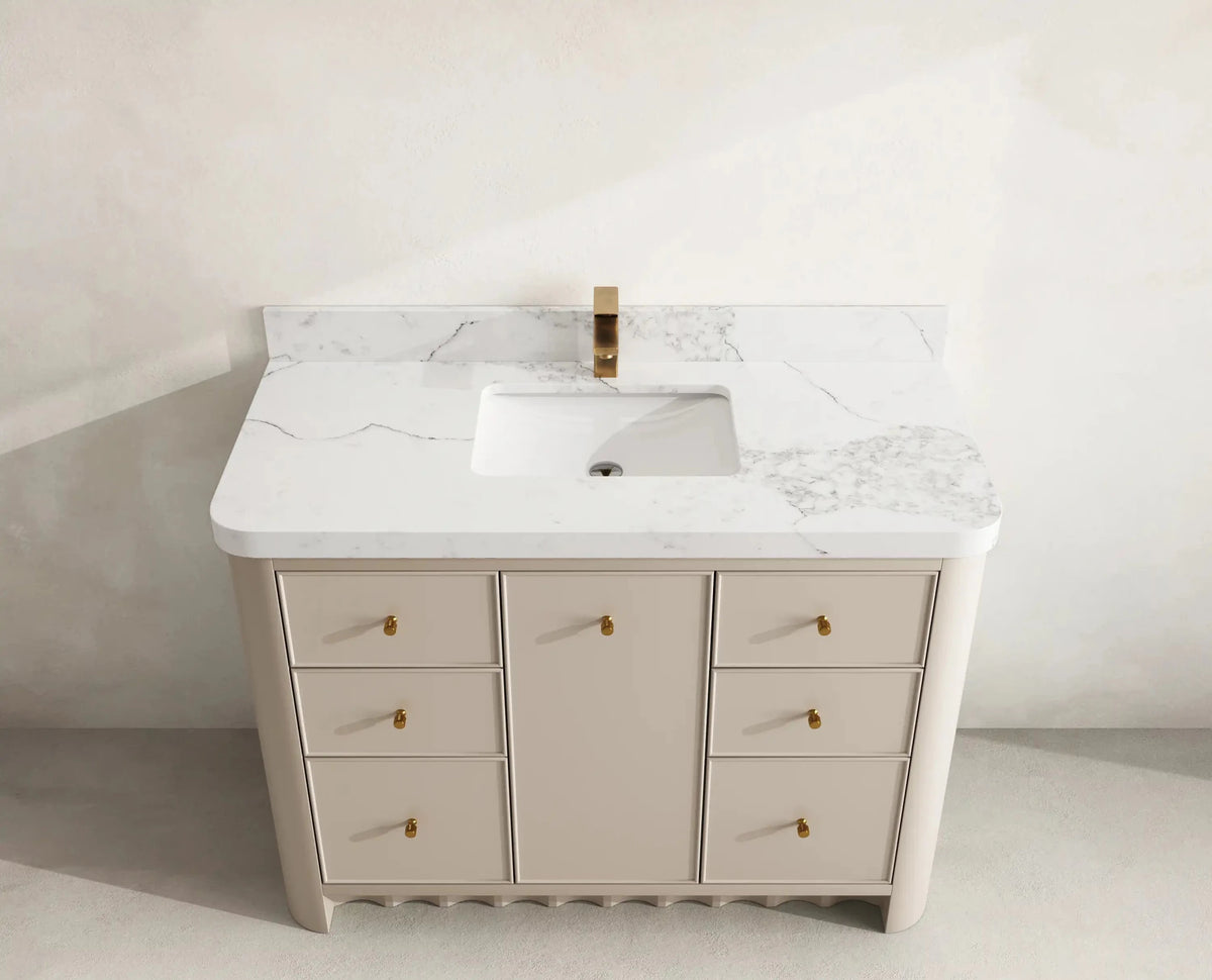 Orlando 48 in. W x 22 in. D Single Sink Bathroom Vanity - Willow Bath and Vanity