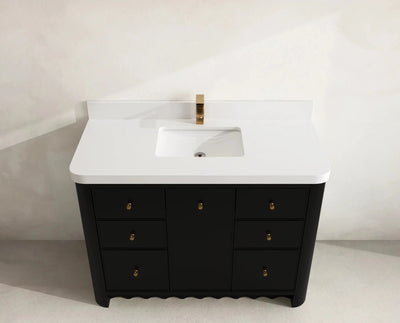 Orlando 48 in. W x 22 in. D Single Sink Bathroom Vanity - Willow Bath and Vanity