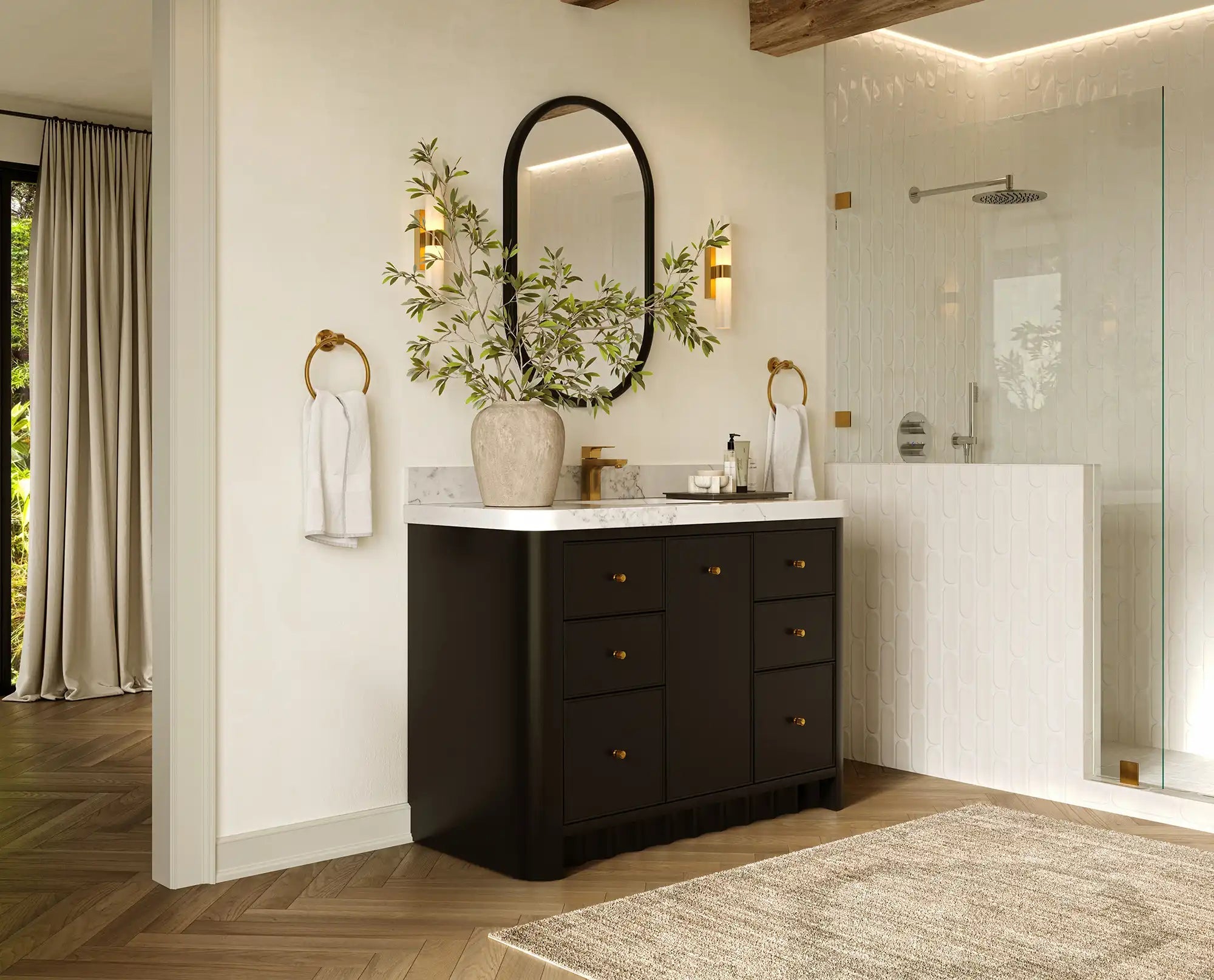 Orlando 48 in. W x 22 in. D Single Sink Bathroom Vanity - Willow Bath and Vanity