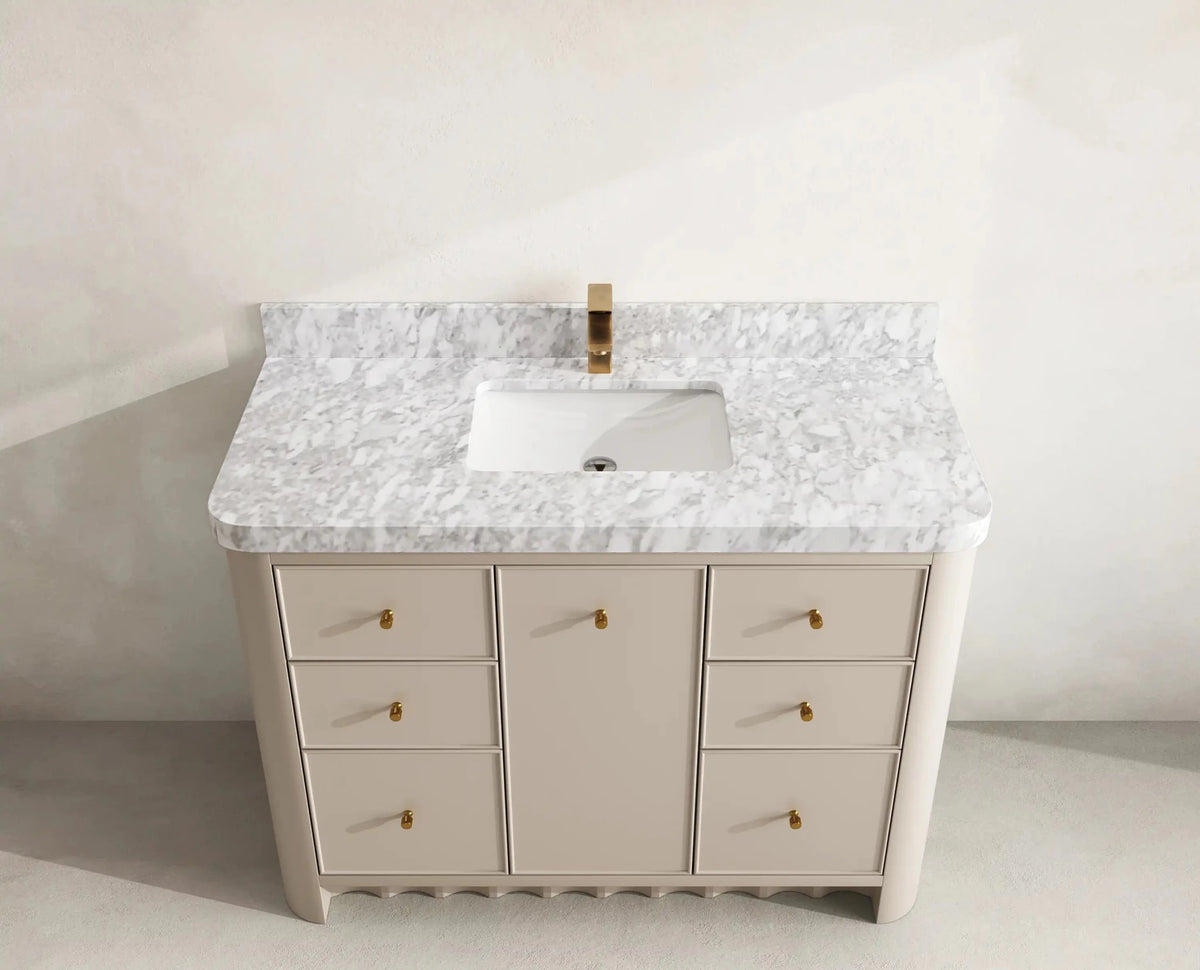 Orlando 48 in. W x 22 in. D Single Sink Bathroom Vanity - Willow Bath and Vanity