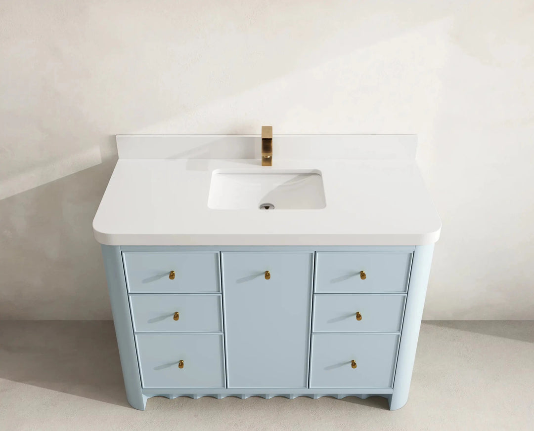 Orlando 48 in. W x 22 in. D Single Sink Bathroom Vanity | 
              
                Blue Heather
                
                  
             - ORL_BLU_CA_LZ_48S - photo №17