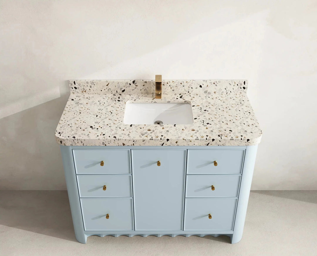 Orlando 48 in. W x 22 in. D Single Sink Bathroom Vanity | 
              
                Blue Heather
                
                  
             - ORL_BLU_CA_LZ_48S - photo №16