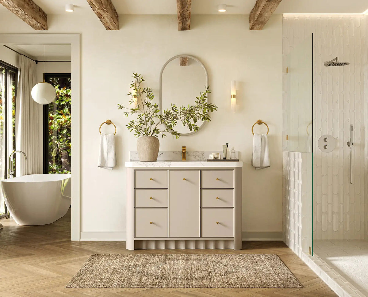 Orlando 48 in. W x 22 in. D Single Sink Bathroom Vanity - Willow Bath and Vanity