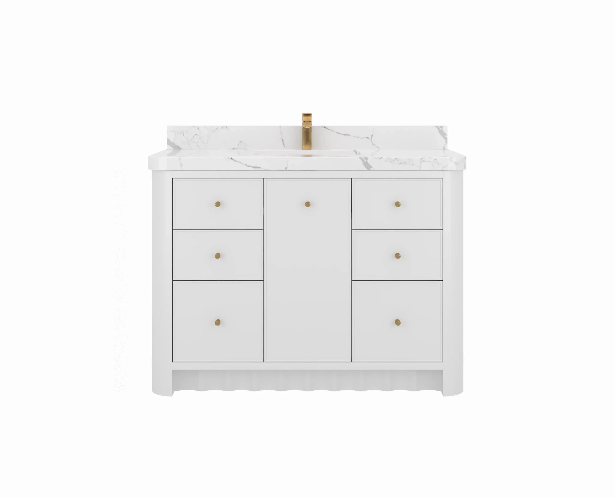Orlando 48 in. W x 22 in. D Single Sink Bathroom Vanity - Willow Bath and Vanity