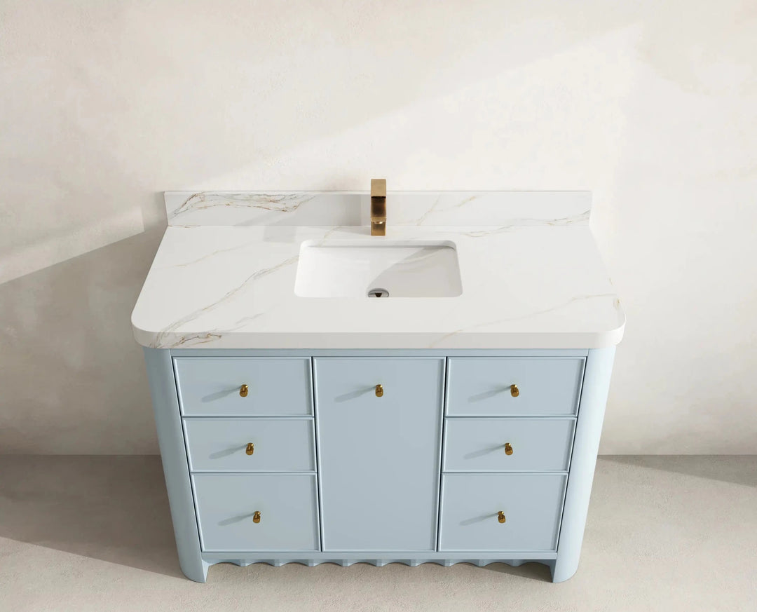 Orlando 48 in. W x 22 in. D Single Sink Bathroom Vanity | 
              
                Blue Heather
                
                  
             - ORL_BLU_CA_LZ_48S - photo №13