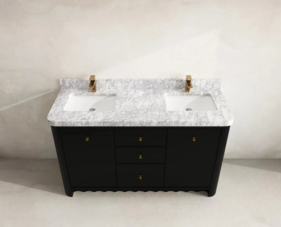 Orlando 60 in. W x 22 in. D Double Sink Bathroom Vanity - Willow Bath and Vanity