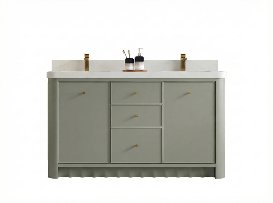Painted_60D - Double Sink - Bathroom Vanity size 60 - 69 IN - photo 9