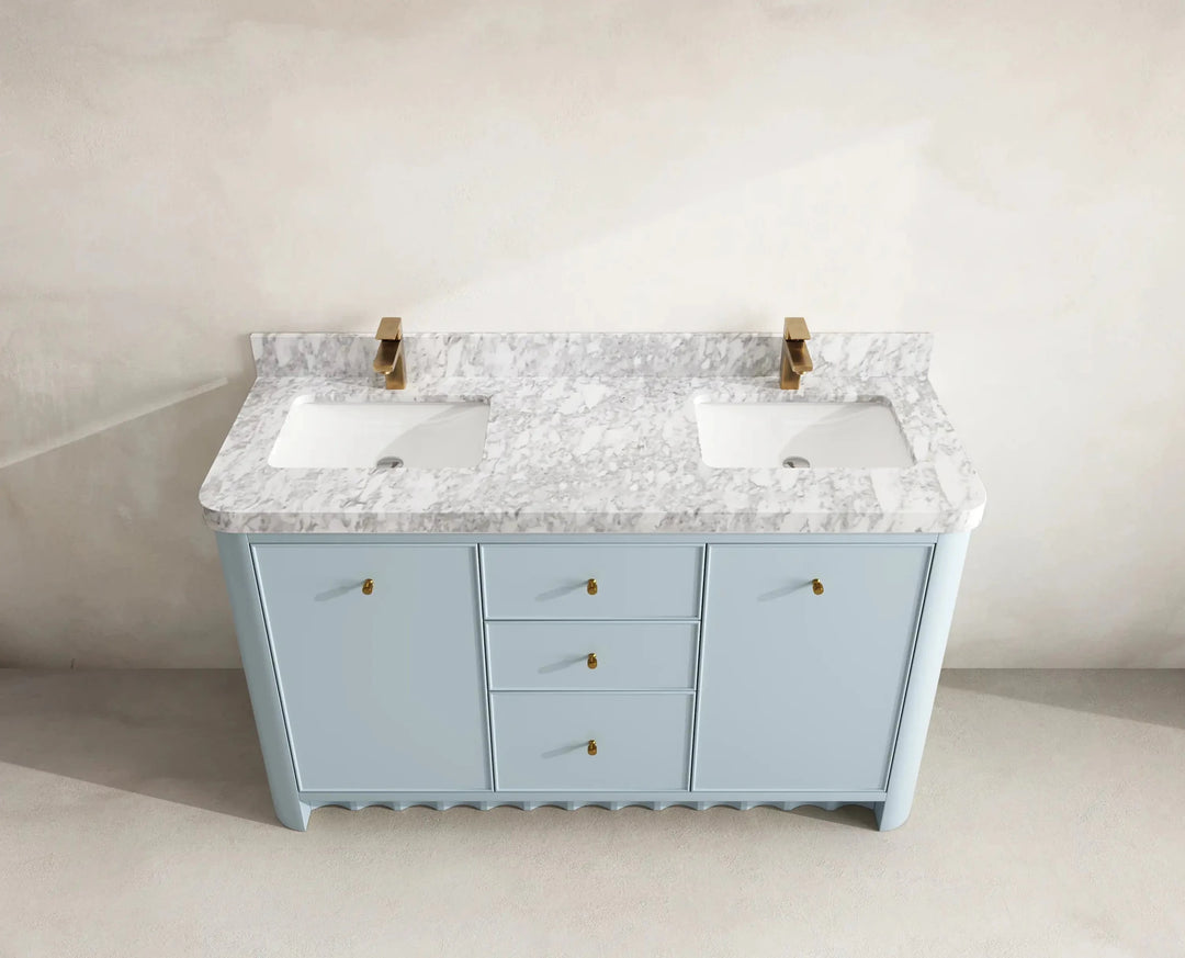 Orlando 60 in. W x 22 in. D Double Sink Bathroom Vanity | 
              
                Blue Heather
                
                  
             - ORL_BLU_CA_GL_60D - photo №7
