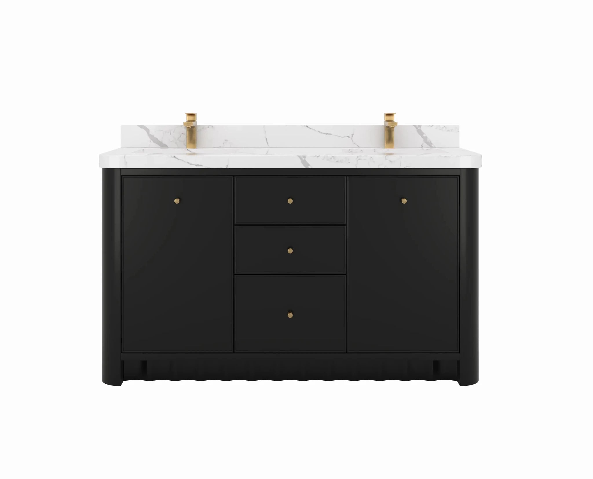 Orlando 60 in. W x 22 in. D Double Sink Bathroom Vanity - Willow Bath and Vanity