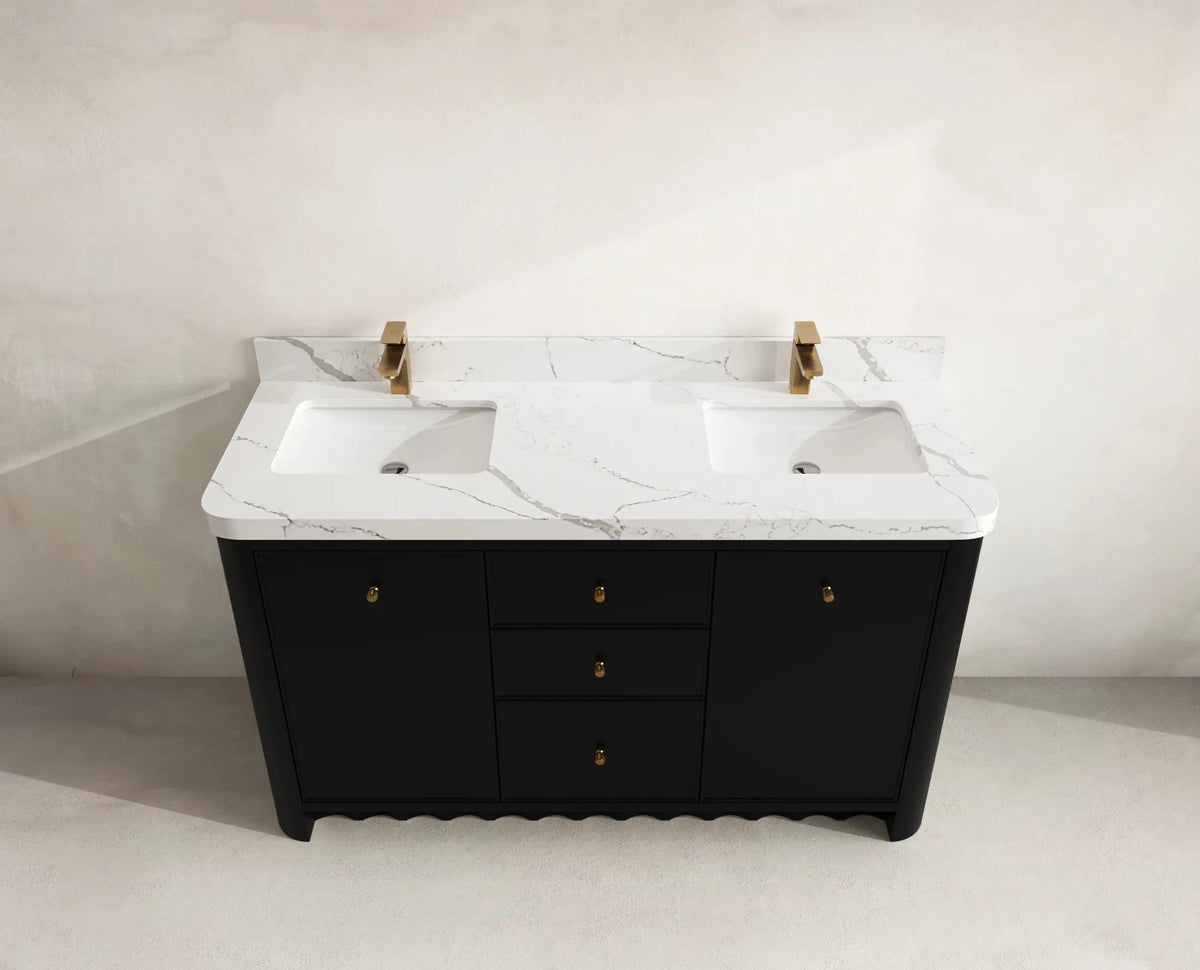 Orlando 60 in. W x 22 in. D Double Sink Bathroom Vanity