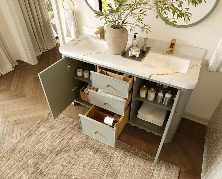 Orlando 60 in. W x 22 in. D Double Sink Bathroom Vanity - photo 3