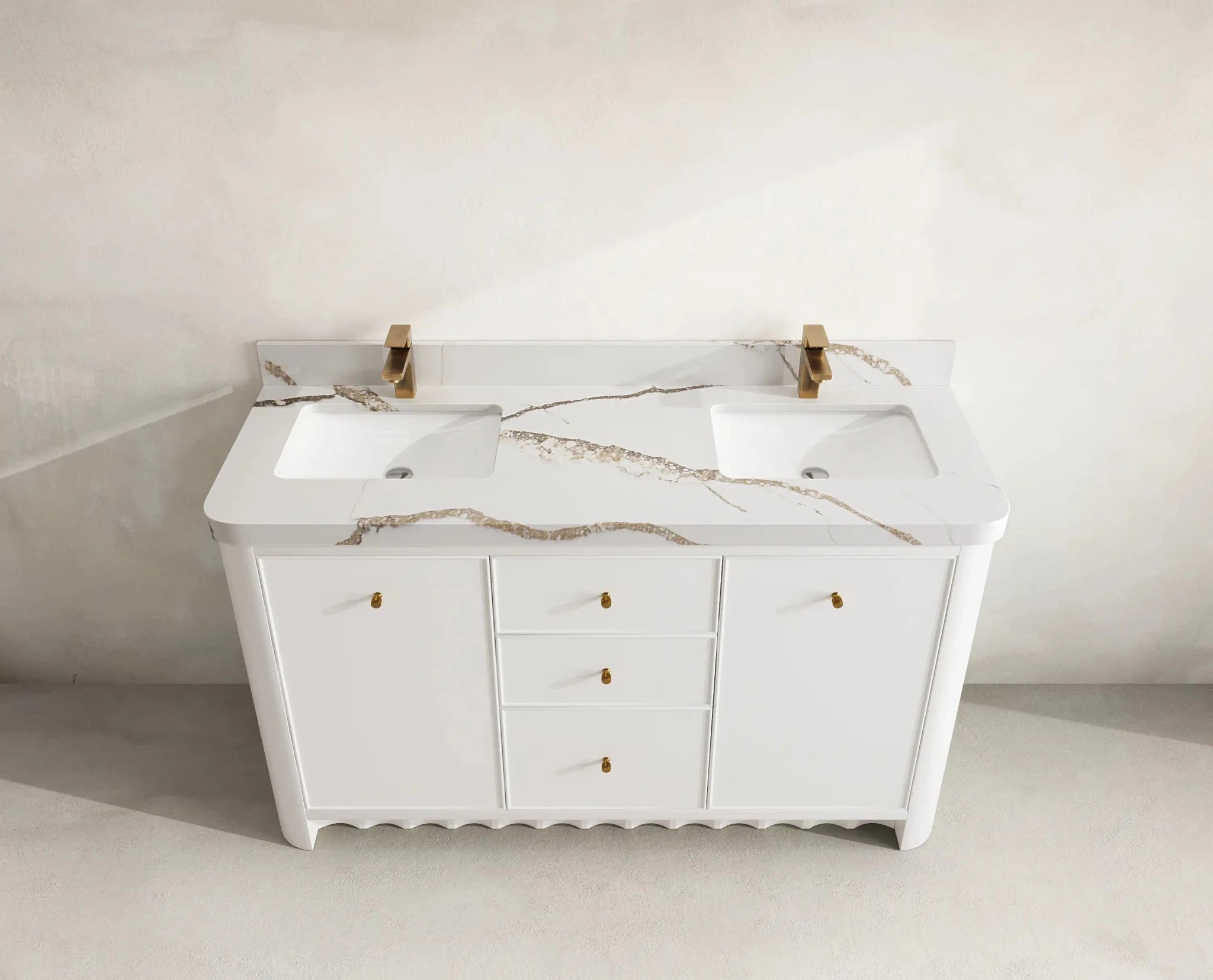 Orlando 60 in. W x 22 in. D Double Sink Bathroom Vanity - Willow Bath and Vanity