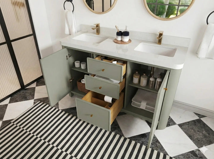 Orlando 60 in. W x 22 in. D Double Sink Bathroom Vanity - photo 2