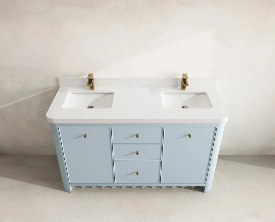 Orlando 60 in. W x 22 in. D Double Sink Bathroom Vanity | 
              
                Blue Heather
                
                  
             - ORL_BLU_CA_GL_60D - photo №16