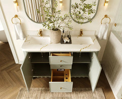 Orlando 60 in. W x 22 in. D Double Sink Bathroom Vanity - photo 4