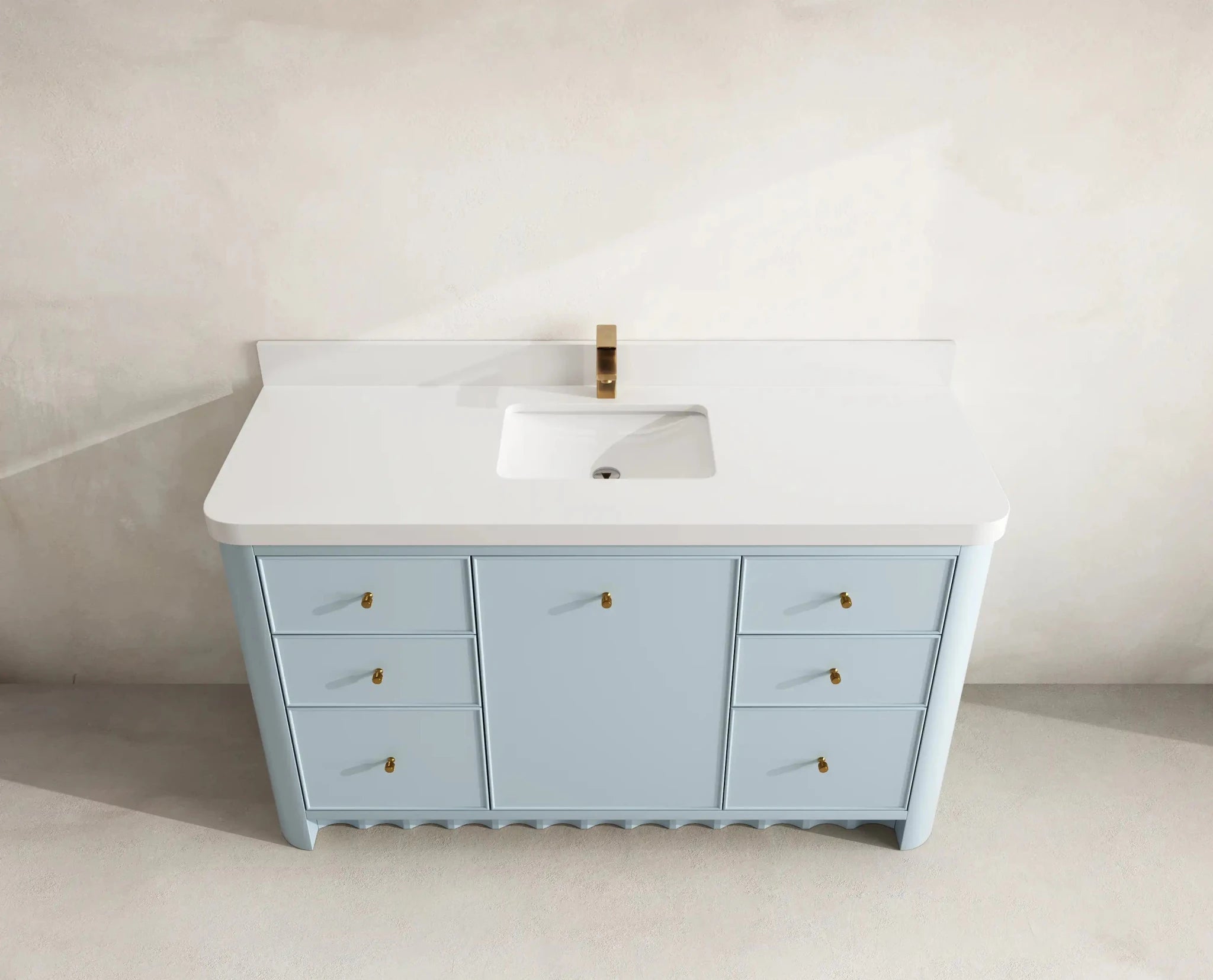 Orlando 60 in. W x 22 in. D Single Sink Bathroom Vanity - Willow Bath and Vanity
