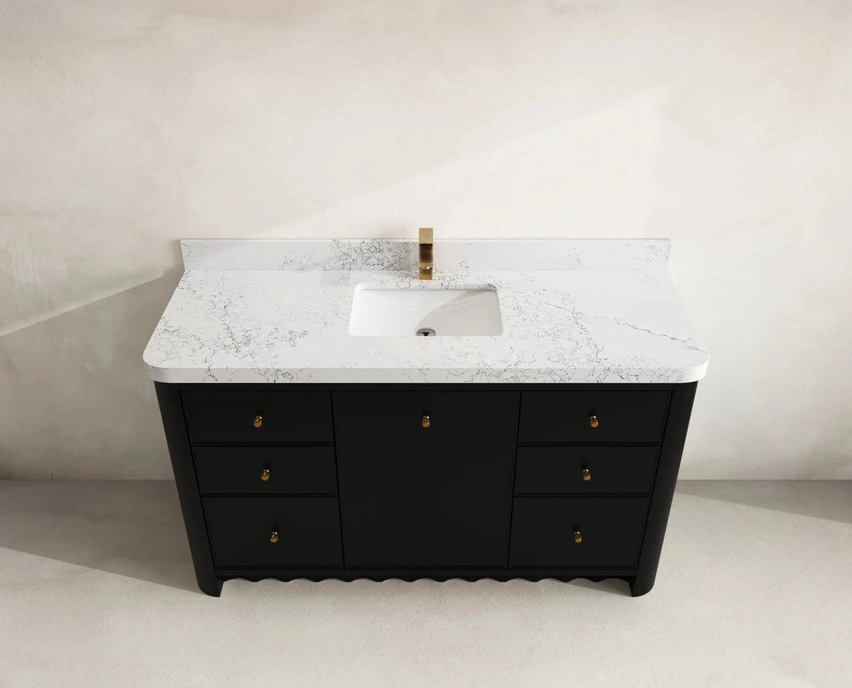 Orlando 60 in. W x 22 in. D Single Sink Bathroom Vanity - Willow Bath and Vanity