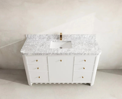 Orlando 60 in. W x 22 in. D Single Sink Bathroom Vanity - Willow Bath and Vanity