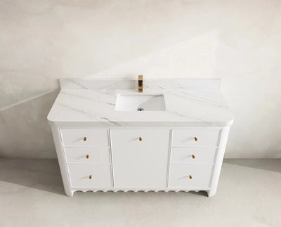 Orlando 60 in. W x 22 in. D Single Sink Bathroom Vanity - Willow Bath and Vanity