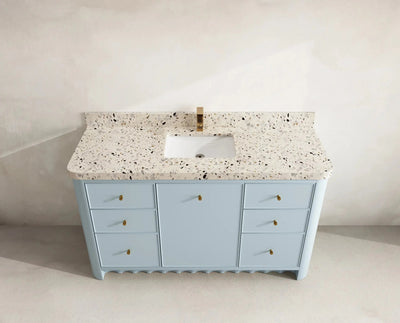 Orlando 60 in. W x 22 in. D Single Sink Bathroom Vanity - Willow Bath and Vanity