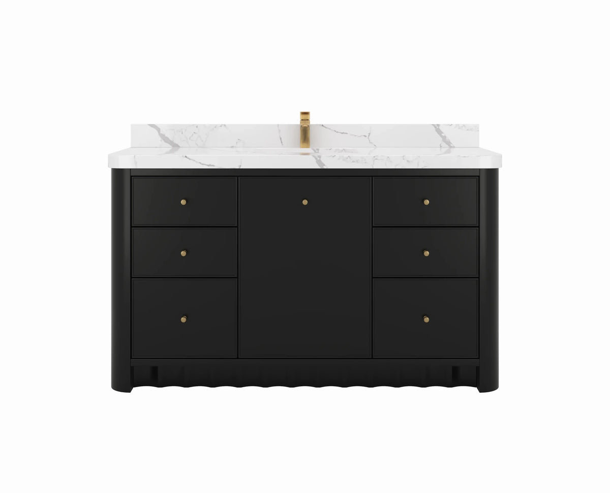 Orlando 60 in. W x 22 in. D Single Sink Bathroom Vanity - Willow Bath and Vanity