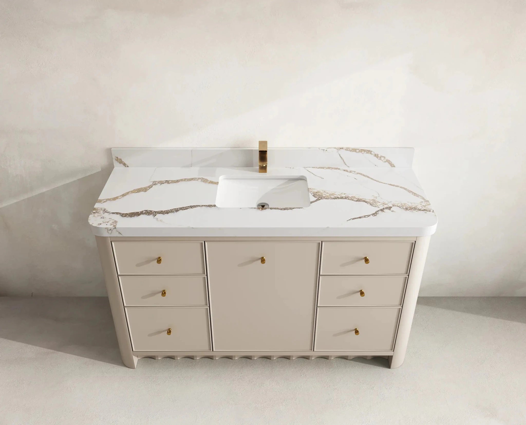Orlando 60 in. W x 22 in. D Single Sink Bathroom Vanity - Willow Bath and Vanity
