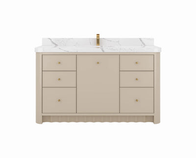 Orlando 60 in. W x 22 in. D Single Sink Bathroom Vanity - Willow Bath and Vanity