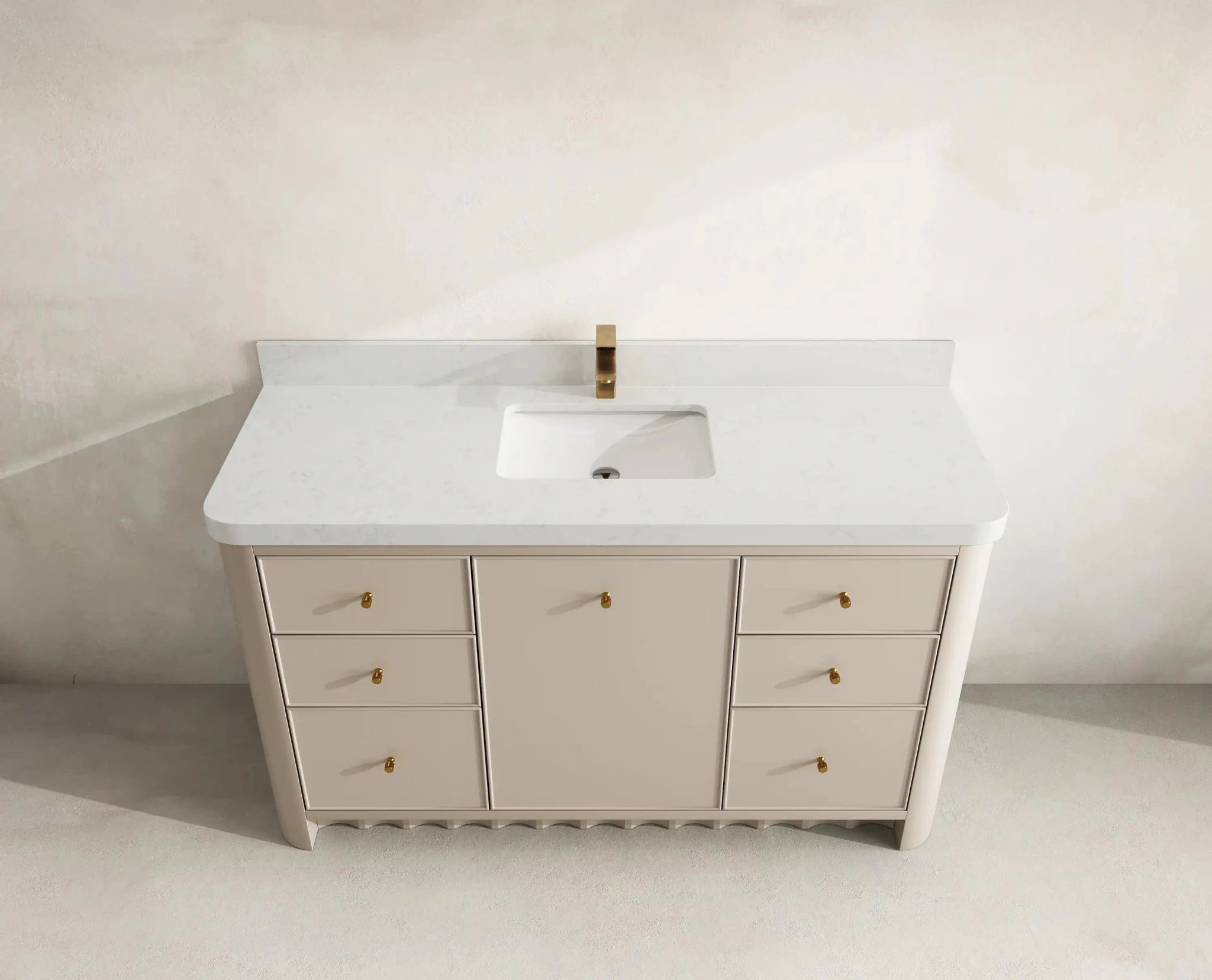 Orlando 60 in. W x 22 in. D Single Sink Bathroom Vanity - Willow Bath and Vanity