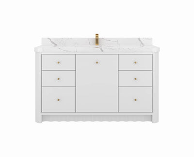 Orlando 60 in. W x 22 in. D Single Sink Bathroom Vanity - Willow Bath and Vanity