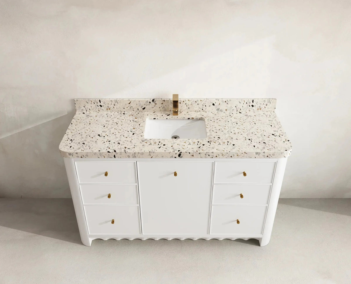 Orlando 60 in. W x 22 in. D Single Sink Bathroom Vanity - Willow Bath and Vanity