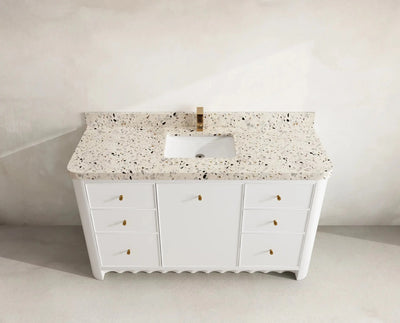 Orlando 60 in. W x 22 in. D Single Sink Bathroom Vanity - Willow Bath and Vanity