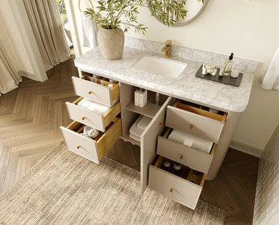 Orlando 60 in. W x 22 in. D Single Sink Bathroom Vanity - Willow Bath and Vanity