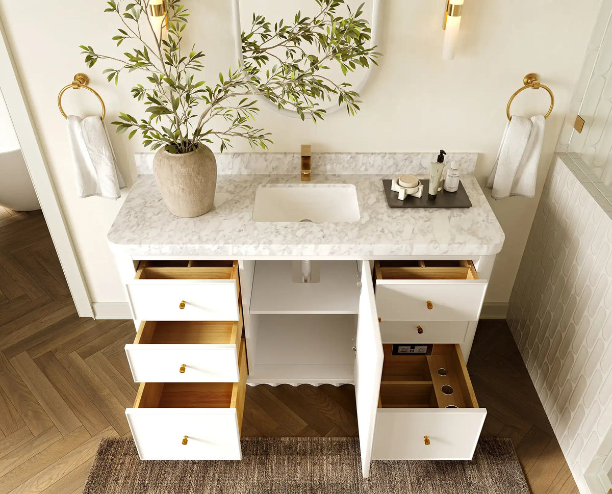 Orlando 60 in. W x 22 in. D Single Sink Bathroom Vanity - Willow Bath and Vanity