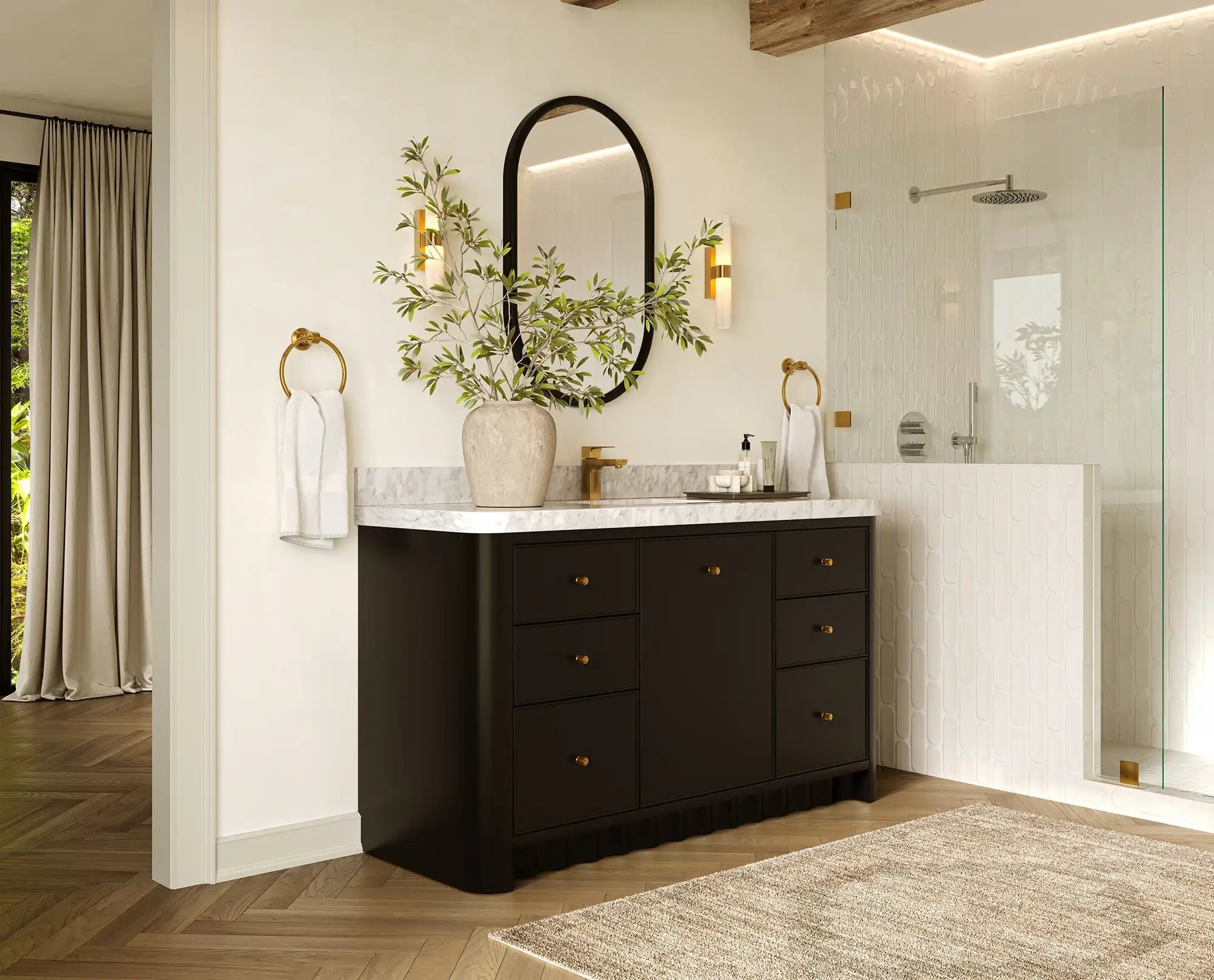 Orlando 60 in. W x 22 in. D Single Sink Bathroom Vanity - Willow Bath and Vanity