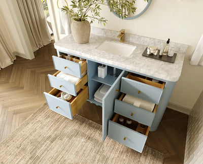 Orlando 60 in. W x 22 in. D Single Sink Bathroom Vanity - Willow Bath and Vanity