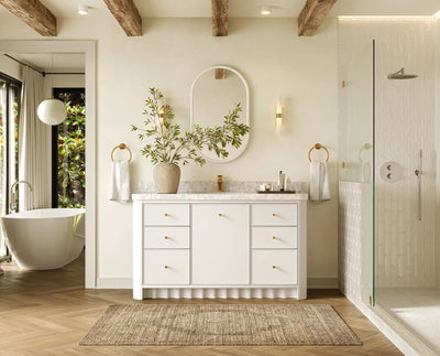 Orlando 60 in. W x 22 in. D Single Sink Bathroom Vanity - Willow Bath and Vanity