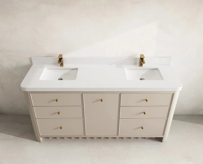 Orlando 72 in. W x 22 in. D Double Sink Bathroom Vanity - Willow Bath and Vanity