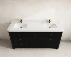 Orlando 72 in. W x 22 in. D Double Sink Bathroom Vanity - photo 16