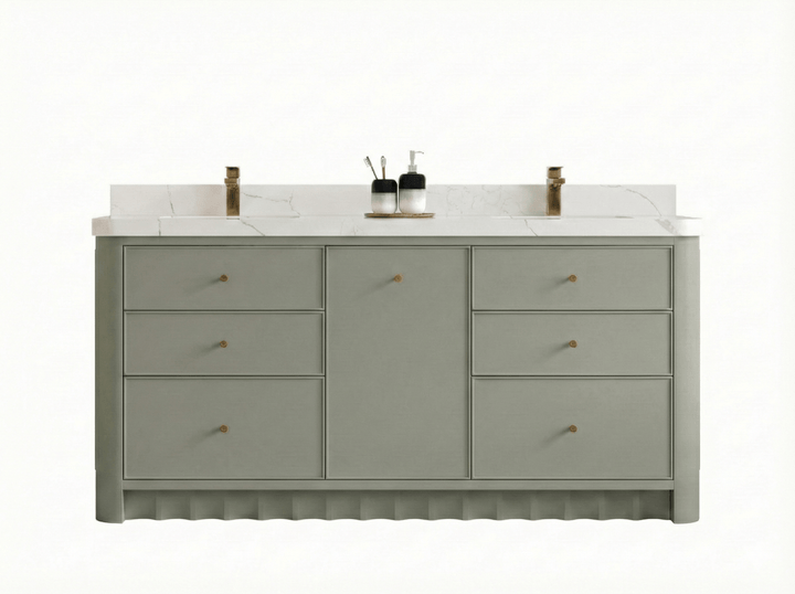 Orlando 72 in. W x 22 in. D Double Sink Bathroom Vanity - photo 1