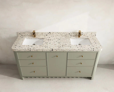 Orlando 72 in. W x 22 in. D Double Sink Bathroom Vanity - Willow Bath and Vanity