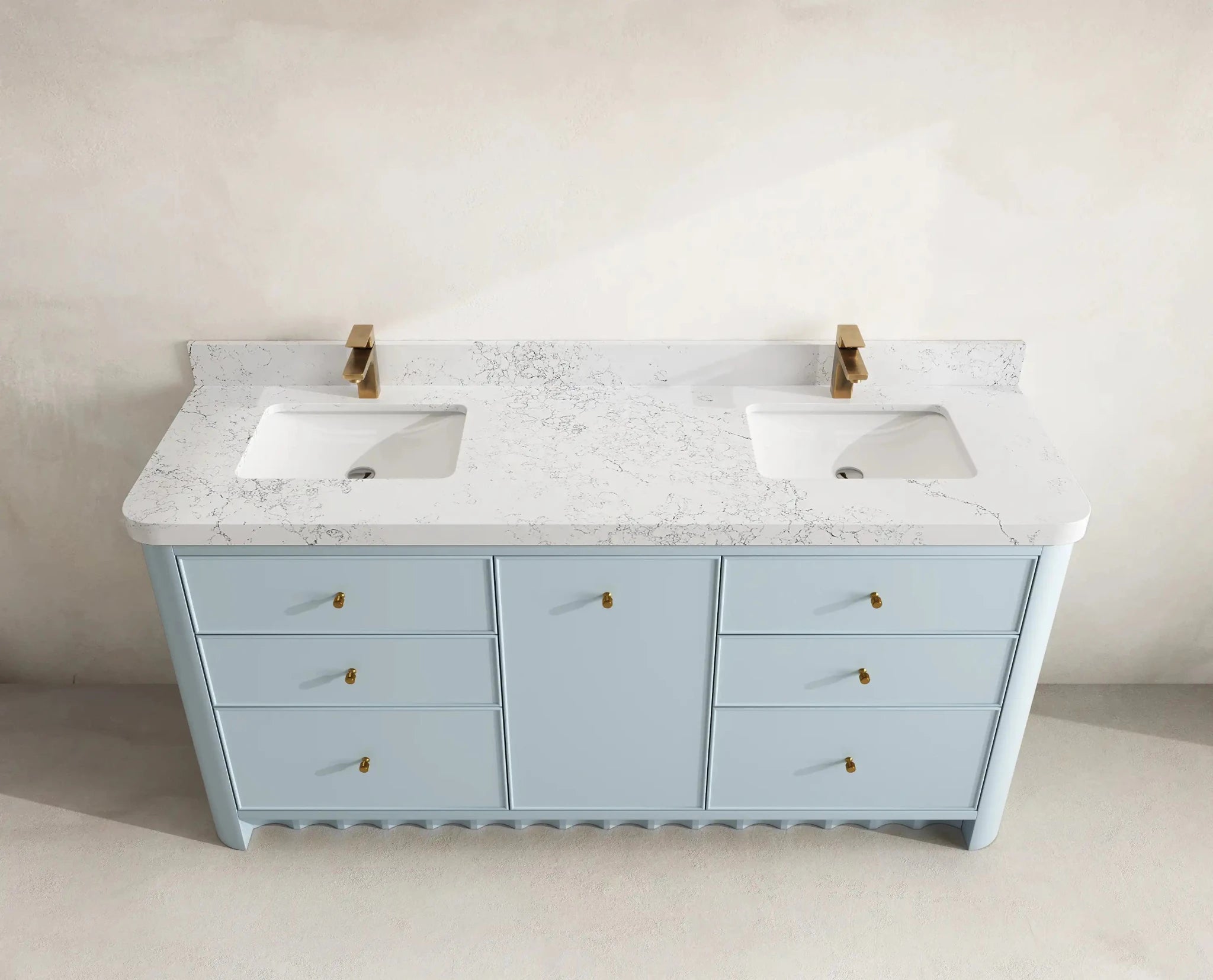 Orlando 72 in. W x 22 in. D Double Sink Bathroom Vanity - Willow Bath and Vanity