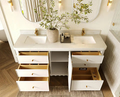 Orlando 72 in. W x 22 in. D Double Sink Bathroom Vanity - photo 4