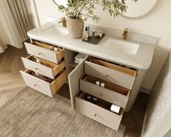 Orlando 72 in. W x 22 in. D Double Sink Bathroom Vanity - photo 3