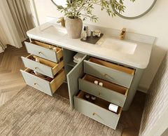 Orlando 72 in. W x 22 in. D Double Sink Bathroom Vanity - photo 3