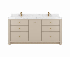 Orlando 72 in. W x 22 in. D Double Sink Bathroom Vanity - photo 1