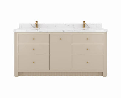 Orlando 72 in. W x 22 in. D Double Sink Bathroom Vanity - Willow Bath and Vanity