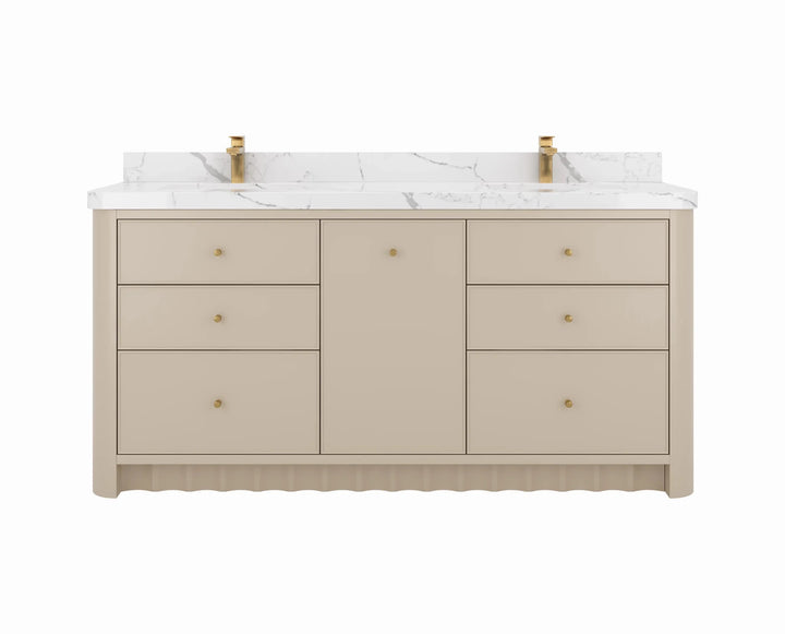 Orlando 72 in. W x 22 in. D Double Sink Bathroom Vanity - photo 1