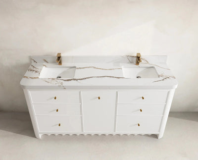 Orlando 72 in. W x 22 in. D Double Sink Bathroom Vanity - Willow Bath and Vanity