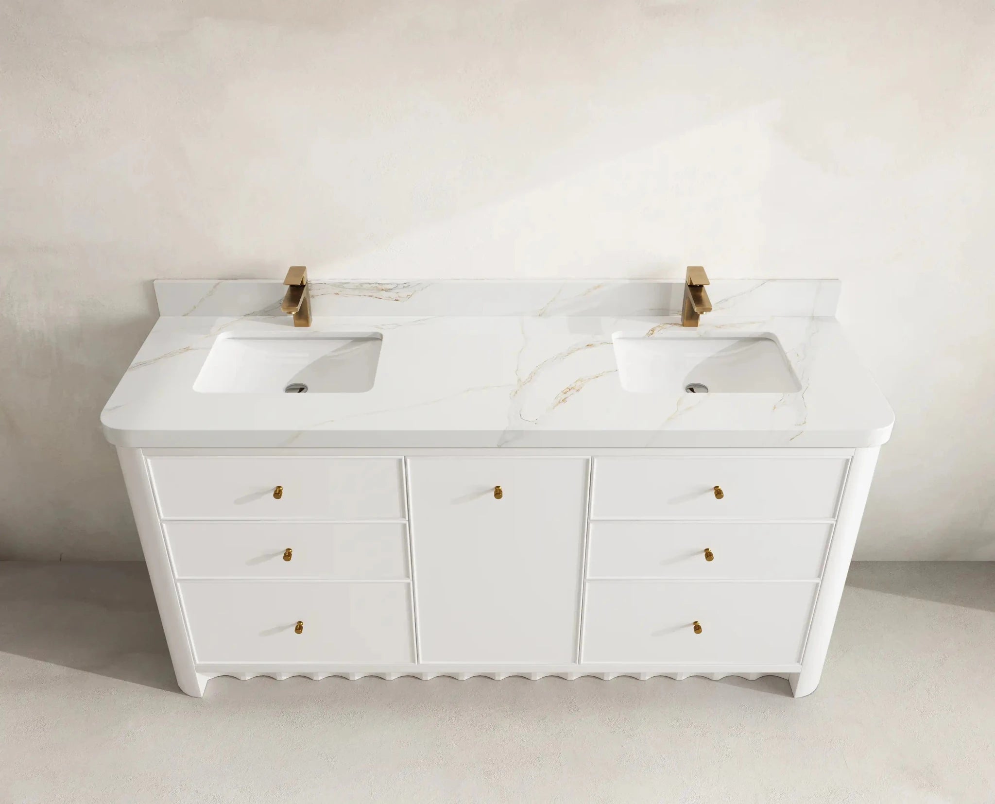 Orlando 72 in. W x 22 in. D Double Sink Bathroom Vanity - Willow Bath and Vanity